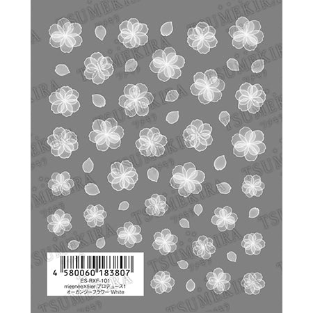 Tsumekira es (S) rrieenee x filer production 1 Organdy flower White ES-RXF-101