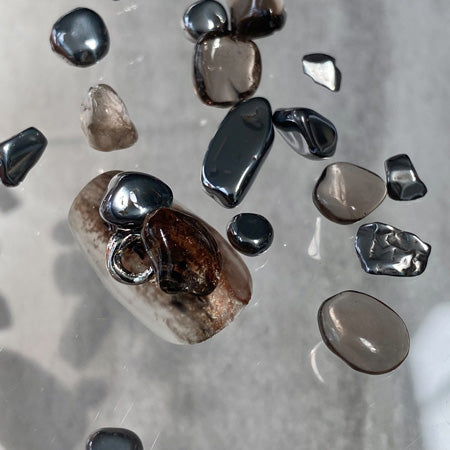 ◆ NOVEL P837 Chrome stone mix 4g Novel Chrome Stone Mix