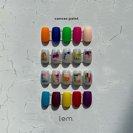 lem. Color Gel Canvas Paint 10-Color Set
