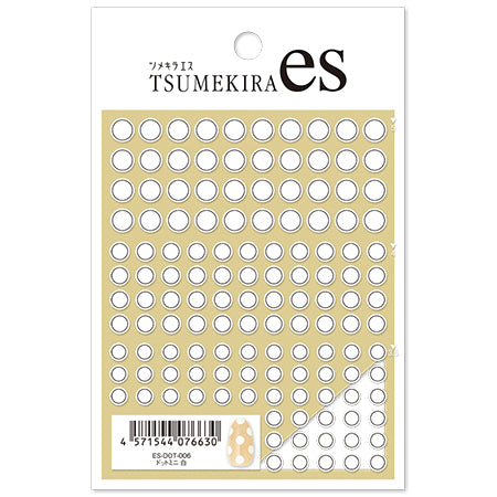 Tsumekira es (S) Dot Mini White ES-DOT-006