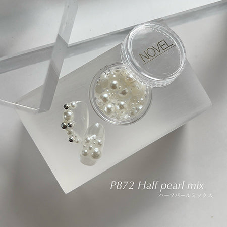 ◆NOVEL P872 Half pearl mix 1.4g (Novel Half Pearl Mix)