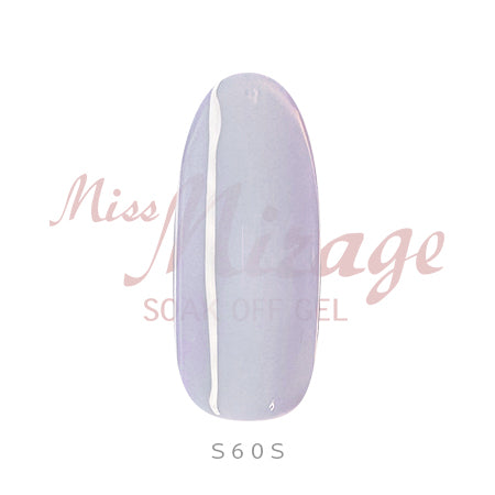 Miss Mirage Soke Off Gel S60S Millefeuille Creamy Purple 2.5g