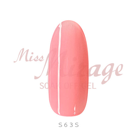 Miss Mirage Soke Off Gel S63S Millefeuille Creamy Cherry 2.5g