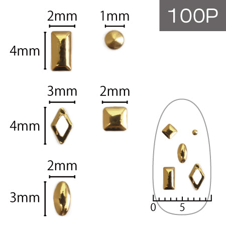 SHAREYDVA Basic Assorted Gold 100P