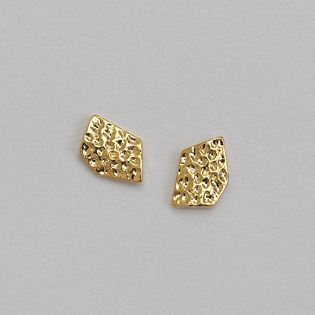 SHAREYDVA Nail Parts Shape Square Gold 8P