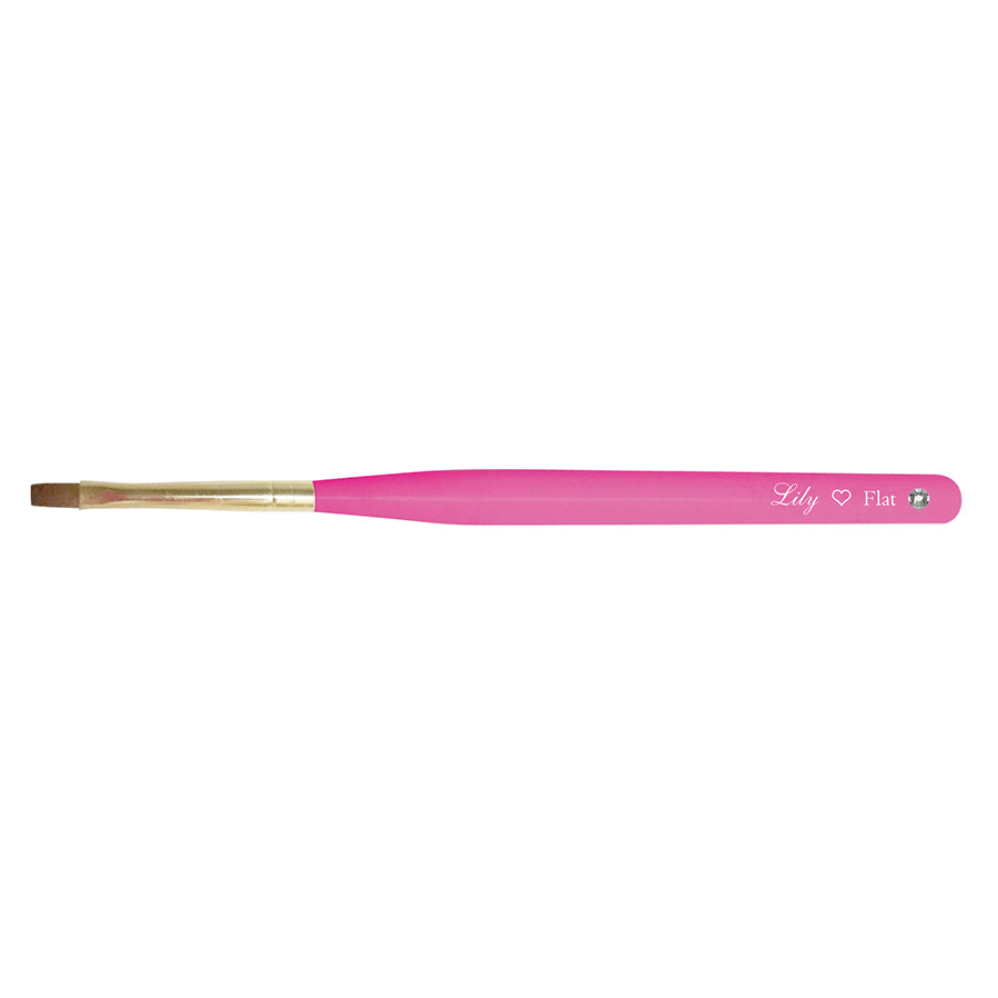 Lily gel gel flat brush