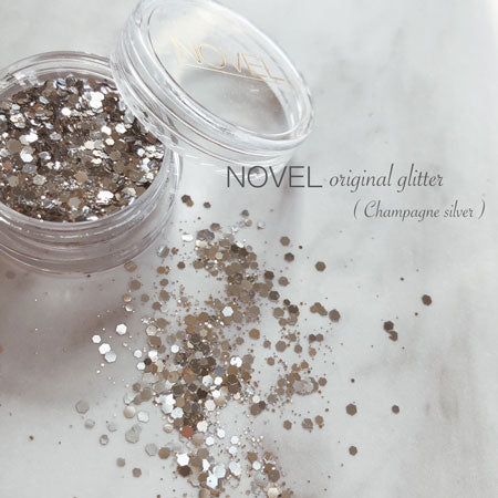 NOVEL ORIGINAL GLITATER CHAMPAGNE SILVER 1.7G G13