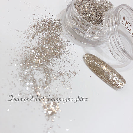 NOVEL DIAMOND DUST CHAMPAGNE GLITTER 1.2G G27 Novel Diamond Dust Shampan Glitter