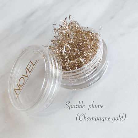 NOVEL SPARKLE PLUME (CHAMPAGNE GOLD) H13 (Novel Sparkle Plum Champagne Gold)