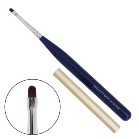 SHAREYDVA gel brush short oval (with cap)