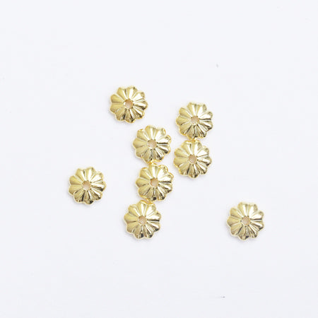 SHAREYDVA Nail Parts Kanure Gold 5mm 8P