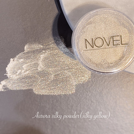 NOVEL AURORA SILKY POWDER SILKY YELLOW 0.8g Novel Aurora Sil key Powder Silky Yellow