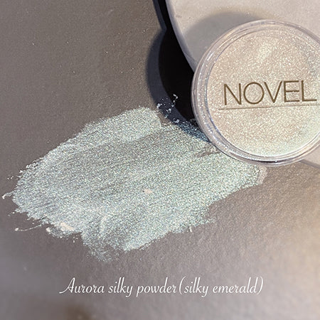 NOVEL AURORA SILKY POWDER SILKY EMERALD 0.8g Novel Aurora Silky Powder Silky Emerald