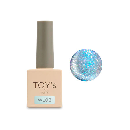 TOY'S x Inity White Light Collection T -WL03 Blue Green 7ml