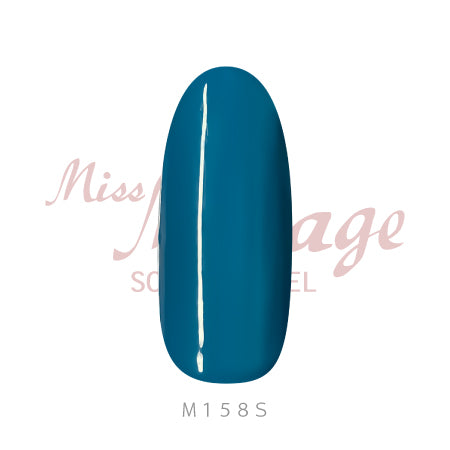 Miss Mirage Soke Off Gel M158S Elegant Mat Azur 2.5g