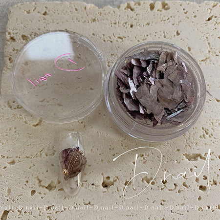 D. NAIL Dry Flower Shell Dark Purple