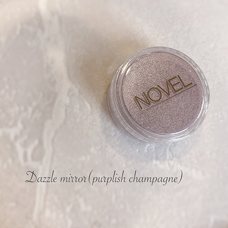 NOVEL DAZZLE MIRROR PURPLISH CHAMPAGNE 0.6g Novel Duzzle Mirror Purplish Champagne