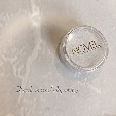 NOVEL DAZZLE MIRROR SILKY WHITE 0.7g Novel Dazzle Mirror Silky White