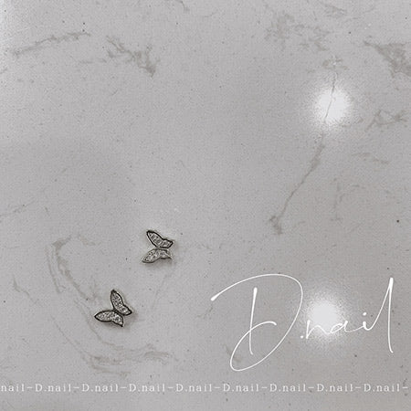 D. Nail butterfly parts silver