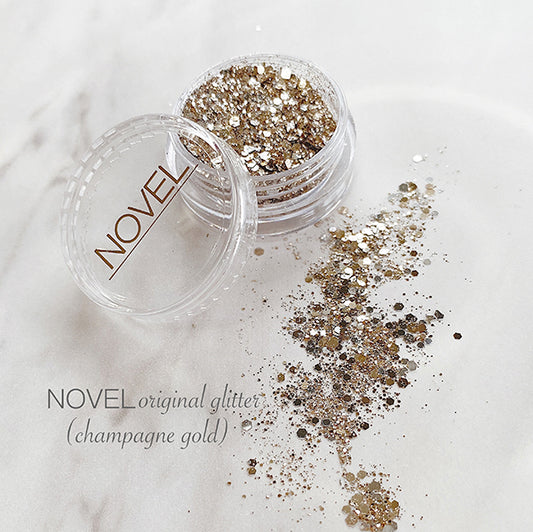 NOVEL ORIGINAL GLITTER (CHAMPAGNE GOLD) 1.7g 1145 Novel Original Glitter Champagne Gold