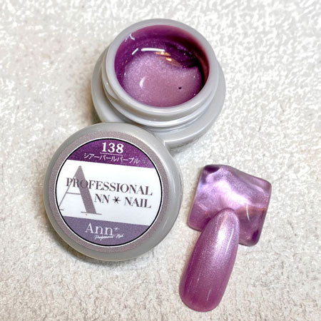 Ann Professional Color Jeru 138 Sheer Pearl Purple