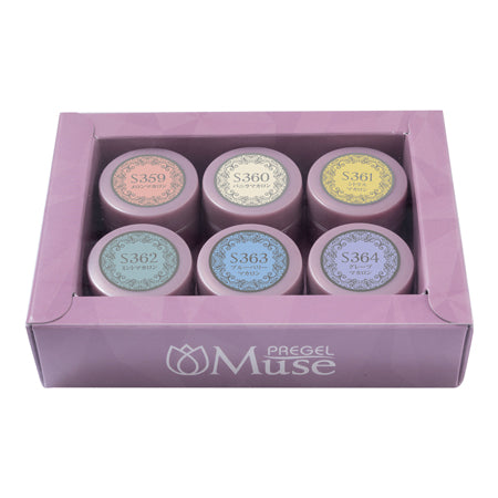 PREGEL Muse Sweet Macaroons 3g x 6 Color Set