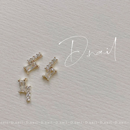 D. Nail Stone Pin Gold