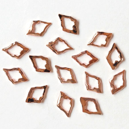 D. NAIL Square Frame Pink Gold 20P