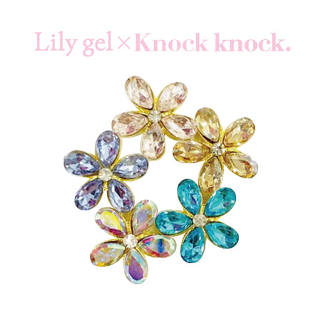 Lily gel Knock knock. Series Flower garden parts 5 colors included