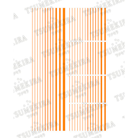 Tsumekira ES (S) Neonline Neon Orange ES -NLI -102