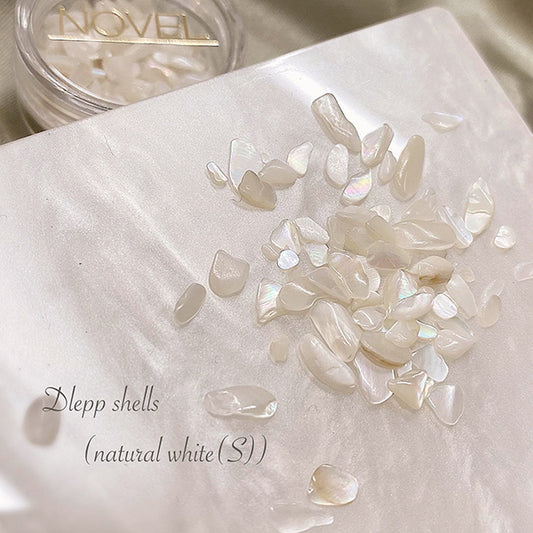 NOVEL DLEPP SHELLS NAELLS WHITE S 3.8g Novel Drep Shells Natural White