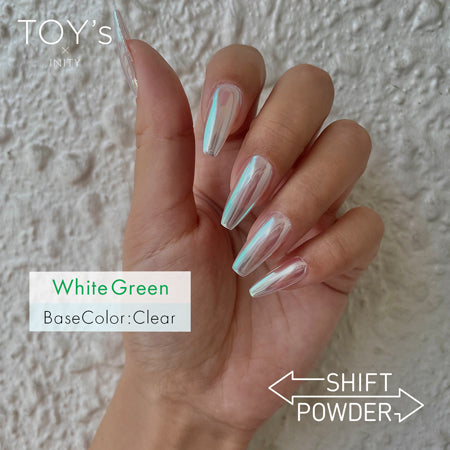 TOY'S x INITY Shift Powder T -SH01 White Green