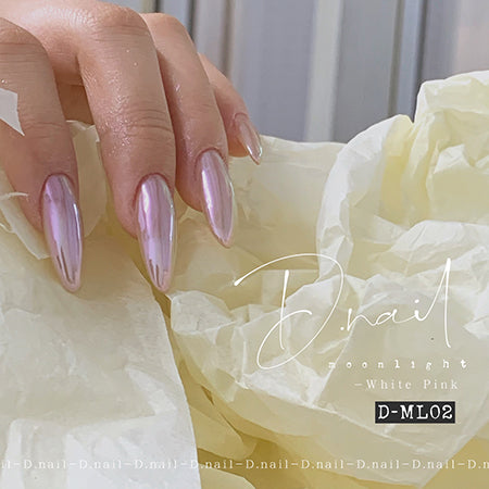 D. Nail Aurora Miller Powder White Pink