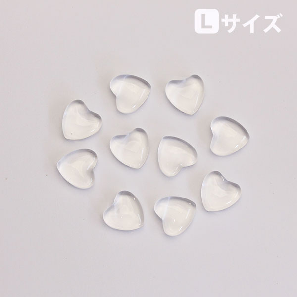 SHAREYDVA Clear Series Heart L 10P