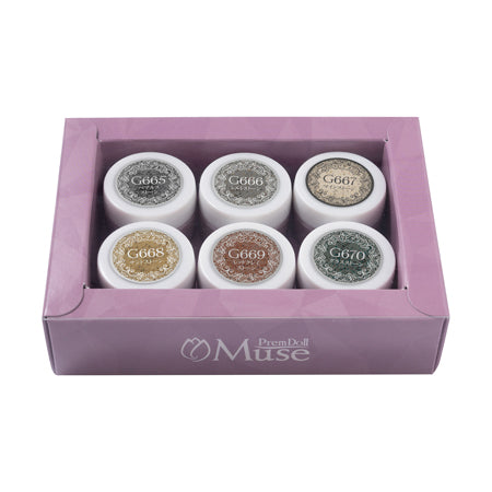 PREGEL Primdor Muse Earth Stone Series 3g x 6 Color Set