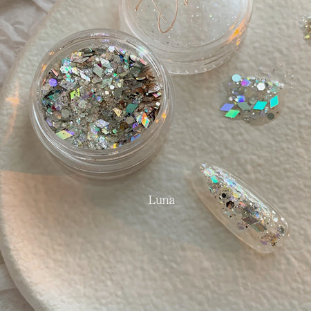 D. Nail Hologram Luna (LUNA) Silver