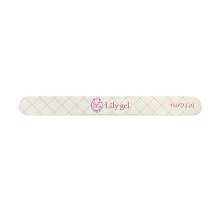 Lily gel pink emery board