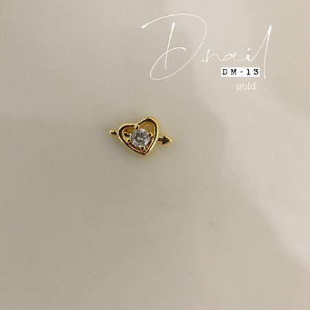 D. NAIL Jewelry Bijou Parts DM -13 2 pieces