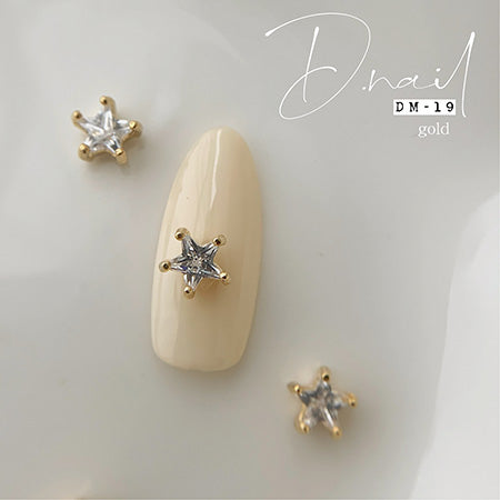 D. NAIL Jewelry Bijou Parts DM -19 2 pieces