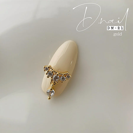 D. NAIL Jewelry Bijou Parts DM -21 2P