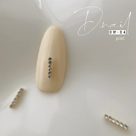 D. NAIL Jewelry Bijou Parts DM -24 5 pieces