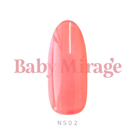 Baby Mirage Baby Mirage Color Jell NEON SHEER CORAL NS02 3G