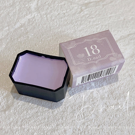 D. NAIL color gel macalon jelle palette 18 macaron grape