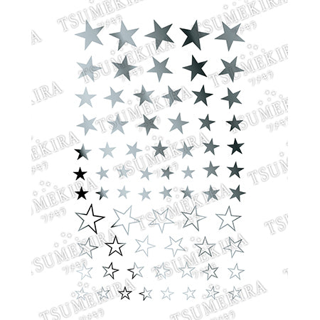 Tsumekira ES (S) Metallic Star ES -MST -101 Silver (for gel only)