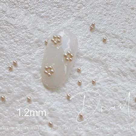 D. Nail Bijou Pearl Natural 1.2mm