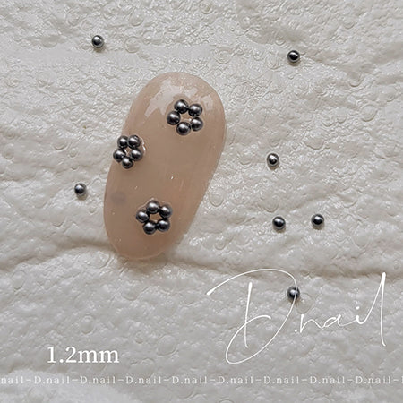 D. Nail Bijou Pearl Gray 1.2mm