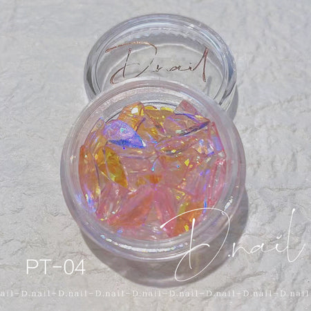 D. NAIL See -Roo Ice Stone PT -04 Pink &amp; Yellow &amp; Blue