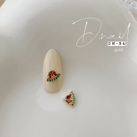 D. NAIL Jewelry Bijou Parts DM -34 Watermelon