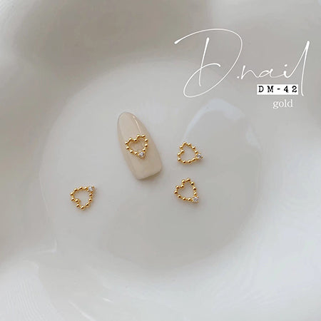 D. NAIL Jewelry Bijou Parts DM -42 Heart