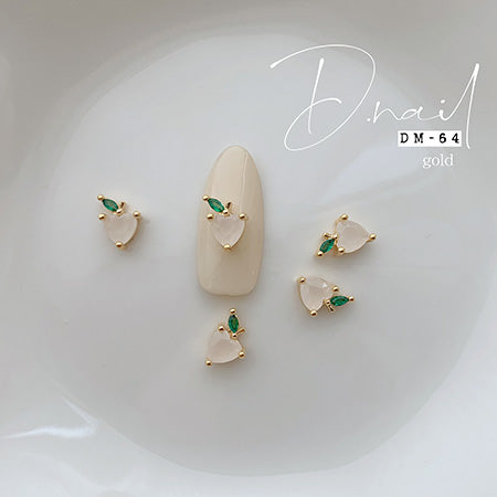 D. NAIL Jewelry Bijou Parts DM -64 Heart Apple